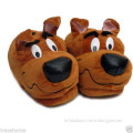 Factory direct sale lovely hot selling plush animal slippers